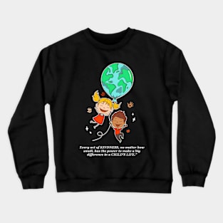 ThanksGiving - Kindness - Help the little angel - Children Crewneck Sweatshirt